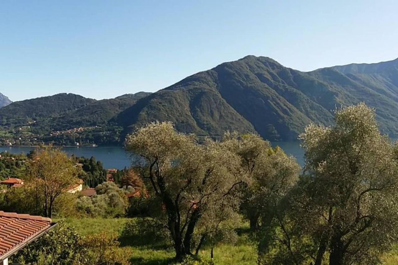 Casa Intignano - Camera Con Bagno E Portico Vista Lago トレメッツォ エクステリア 写真