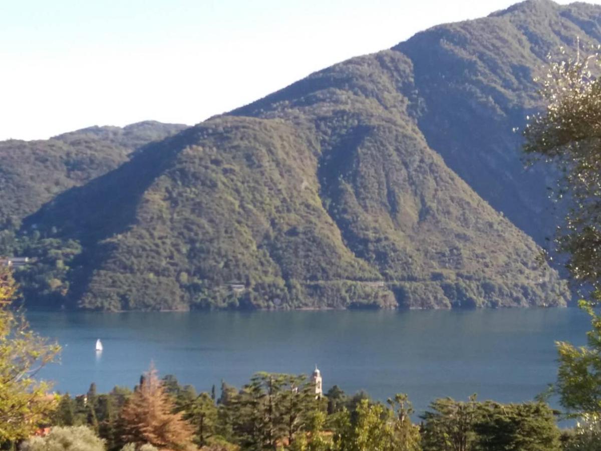 Casa Intignano - Camera Con Bagno E Portico Vista Lago トレメッツォ エクステリア 写真