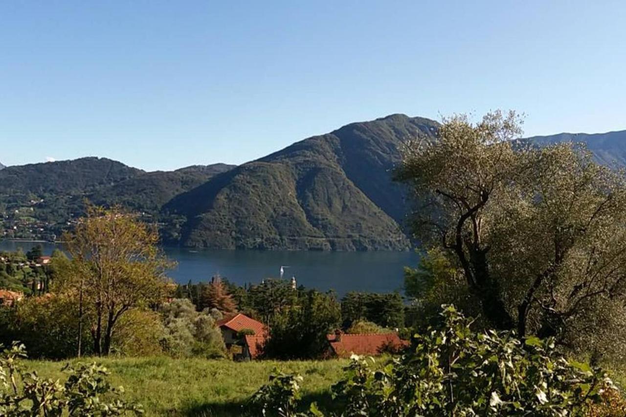 Casa Intignano - Camera Con Bagno E Portico Vista Lago トレメッツォ エクステリア 写真